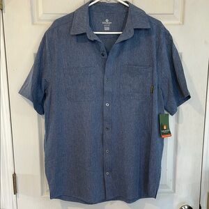 SUN RIVER SIZE MEDIUM SHORT SLEEVE SHIRT